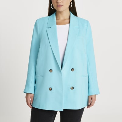 Plus blue longline bLazer