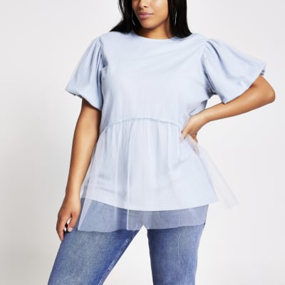 river island mesh t shirt