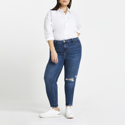 river island plus size jeans