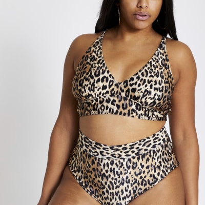 river island plus swimwear