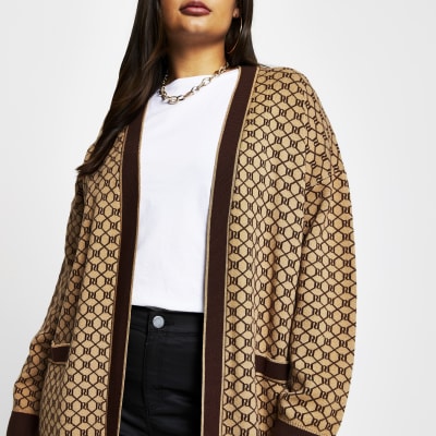 river island monogram cardigan