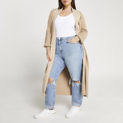 river island longline cardigan
