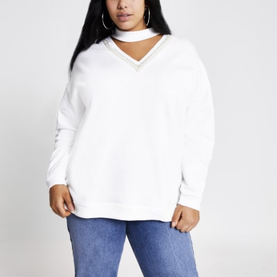 river island embellished jeans