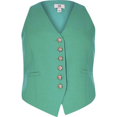 Plus green waistcoat