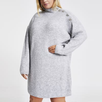 long knitted jumper dress