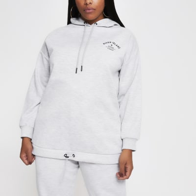 river island grey hoodie