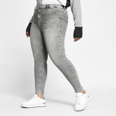 grey molly jeans river island