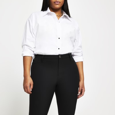 Plus Molly mid rise skinny trousers