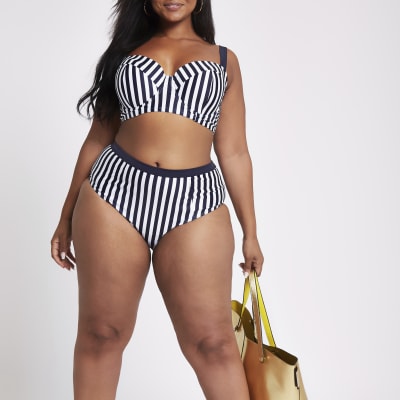 river island plus swimwear