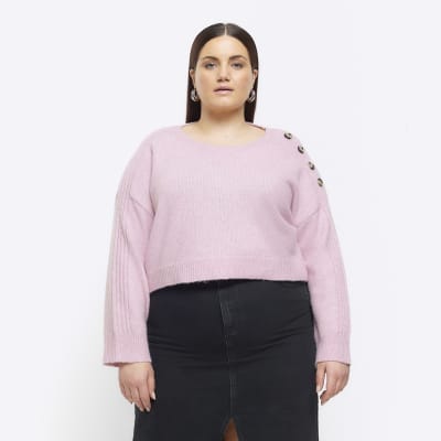 Plus size 2024 crop jumper