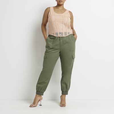 mesh corset crop top