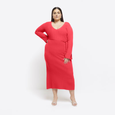 River island sale red dress sale