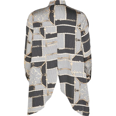 chain print shirt river island