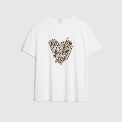 Plus White Feel Good T-Shirt