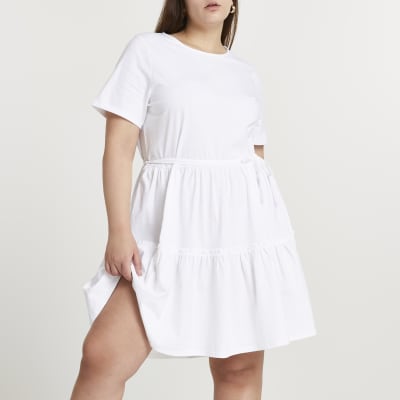 t shirt tiered dress