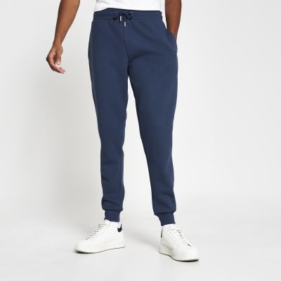 Prolific blue slim fit joggers | River Island