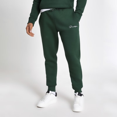 dark green tracksuit bottoms