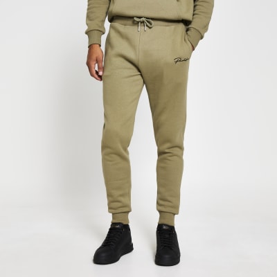river island mens tracksuit bottoms