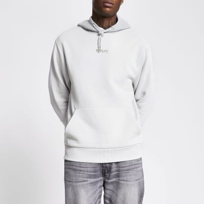 grey colour hoodie