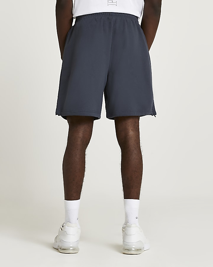 Prolific grey regular fit shorts
