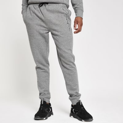 grey slim fit joggers