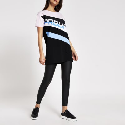 Prolific pink blocked oversized T-shirt