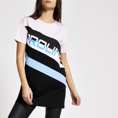 Prolific pink blocked oversized T-shirt