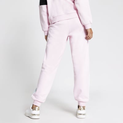 Prolific pink colour blocked joggers