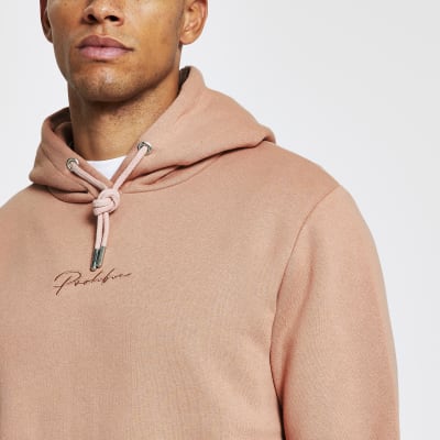 pink hoodie river island