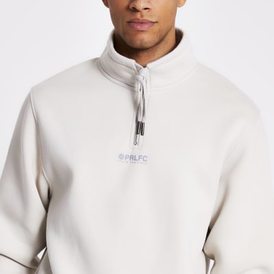 half zip sweatshirt