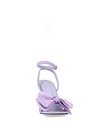 360 degree animation of product Purple diamante heeled sandals frame-20