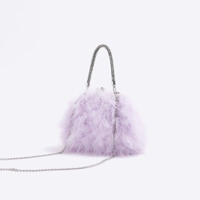 River island fluffy bag sale