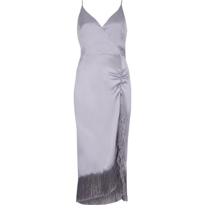 river island fringe dress