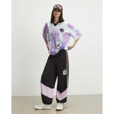 Purple Pony Printed Polo Top