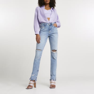 Purple RI jacquard monogram shirt