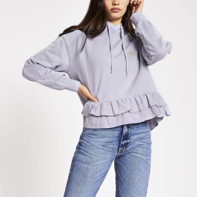 river island teddy hoodie