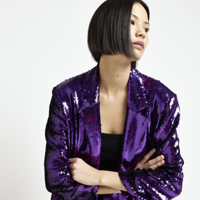 sparkly purple jacket