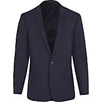 Purple skinny fit suit jacket