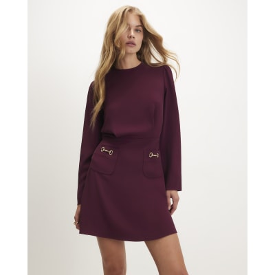 Snaffle Crepe Workwear Dress