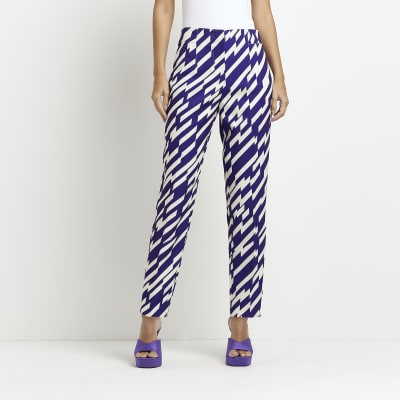 Purple sales stripe jeans