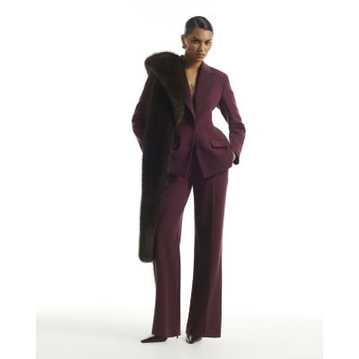 Tux Detail Slim Leg Trousers