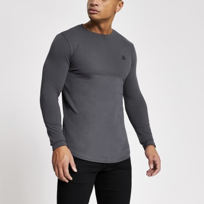 muscle fit shirts river island