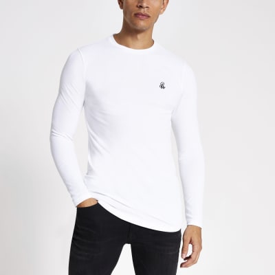 muscle fit shirts river island