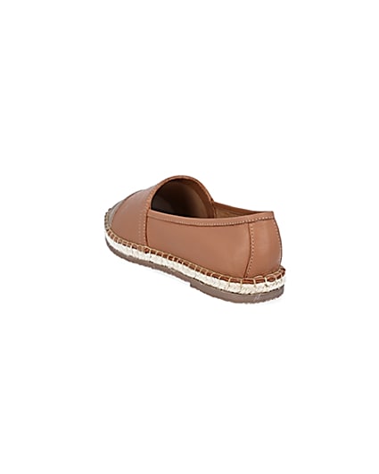 360 degree animation of product Ravel brown leather espadrilles frame-7