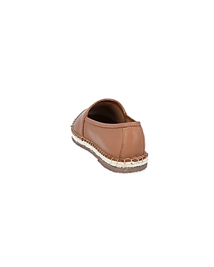 360 degree animation of product Ravel brown leather espadrilles frame-8