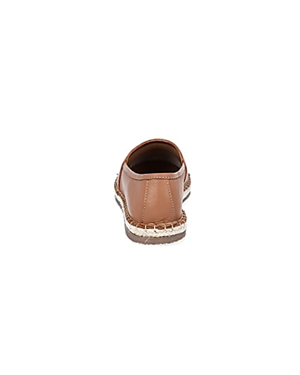 360 degree animation of product Ravel brown leather espadrilles frame-9