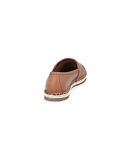 360 degree animation of product Ravel brown leather espadrilles frame-10
