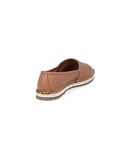 360 degree animation of product Ravel brown leather espadrilles frame-11