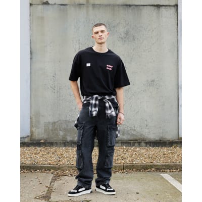 Real Hackney Dave Black Norf Sarf T-Shirt