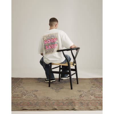 Real Hackney Dave White Norf Sarf T-Shirt